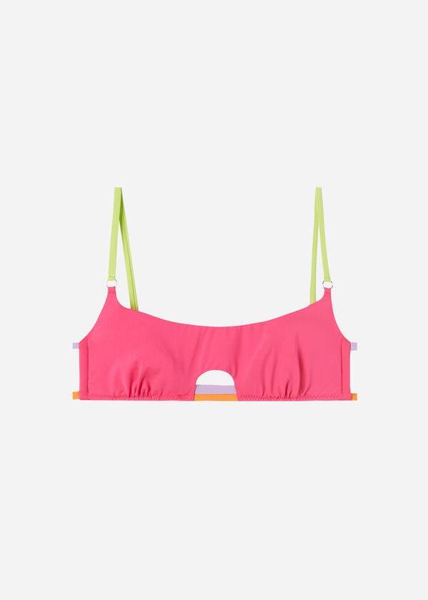 Calzedonia Tank Tokyo Eco Ženske Gornji Dio Bikinija Roze | HR2188UT