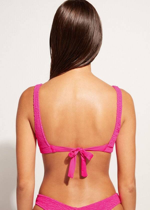 Calzedonia Tank-style Cut Out Miami Ženske Gornji Dio Bikinija Roze | HR2185RW