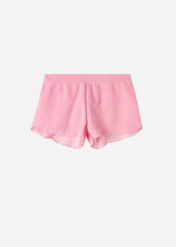 Calzedonia Terrycloth Shorts Ženske Cover Ups Roze | HR2040GL