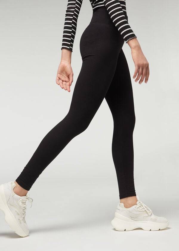 Calzedonia Thermal Ženske Tajice Crne | HR1494GL