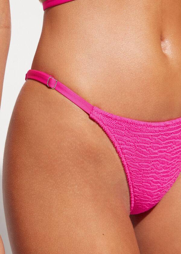 Calzedonia Thin Sides Thong Miami Ženske Donji Dio Bikinija Roze | HR2561NB