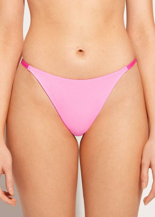 Calzedonia Thong Indonesia Eco Ženske Donji Dio Bikinija Roze | HR2556RW