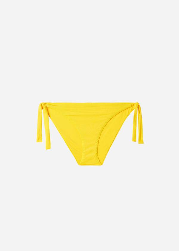 Calzedonia Tied Indonesia Eco Side tie Ženske Donji Dio Bikinija Žute | HR2538CE