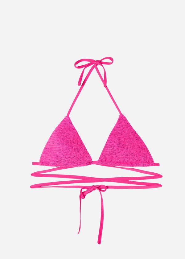 Calzedonia Triangle Slajd String Miami Ženske Gornji Dio Bikinija Roze | HR2171HK