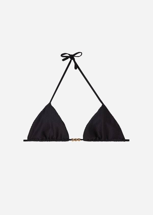 Calzedonia Triangle String Casablanca Ženske Gornji Dio Bikinija Crne | HR2162UT